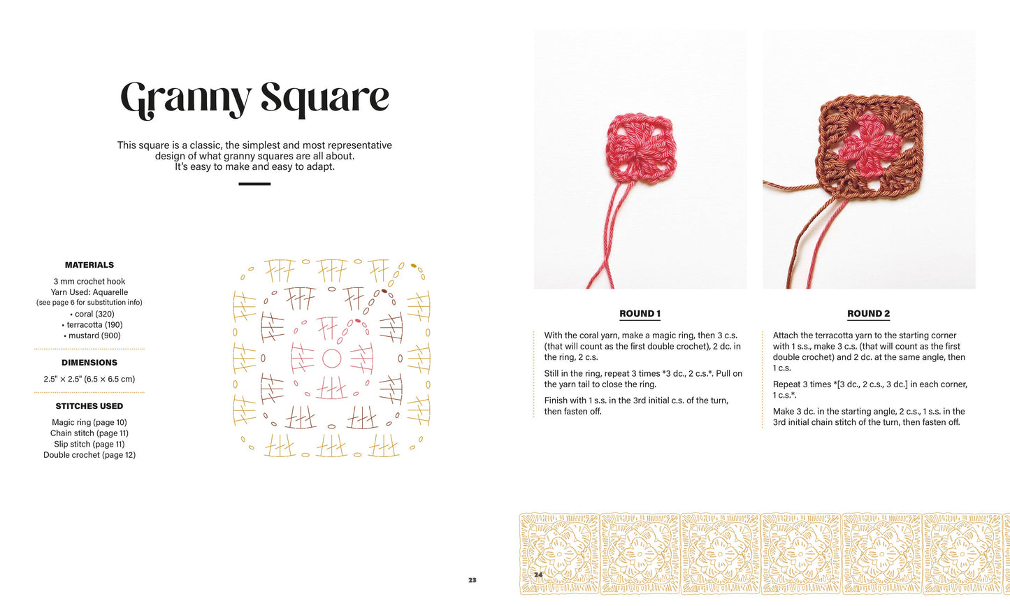 Schiffer Publishing Granny Square Style Book