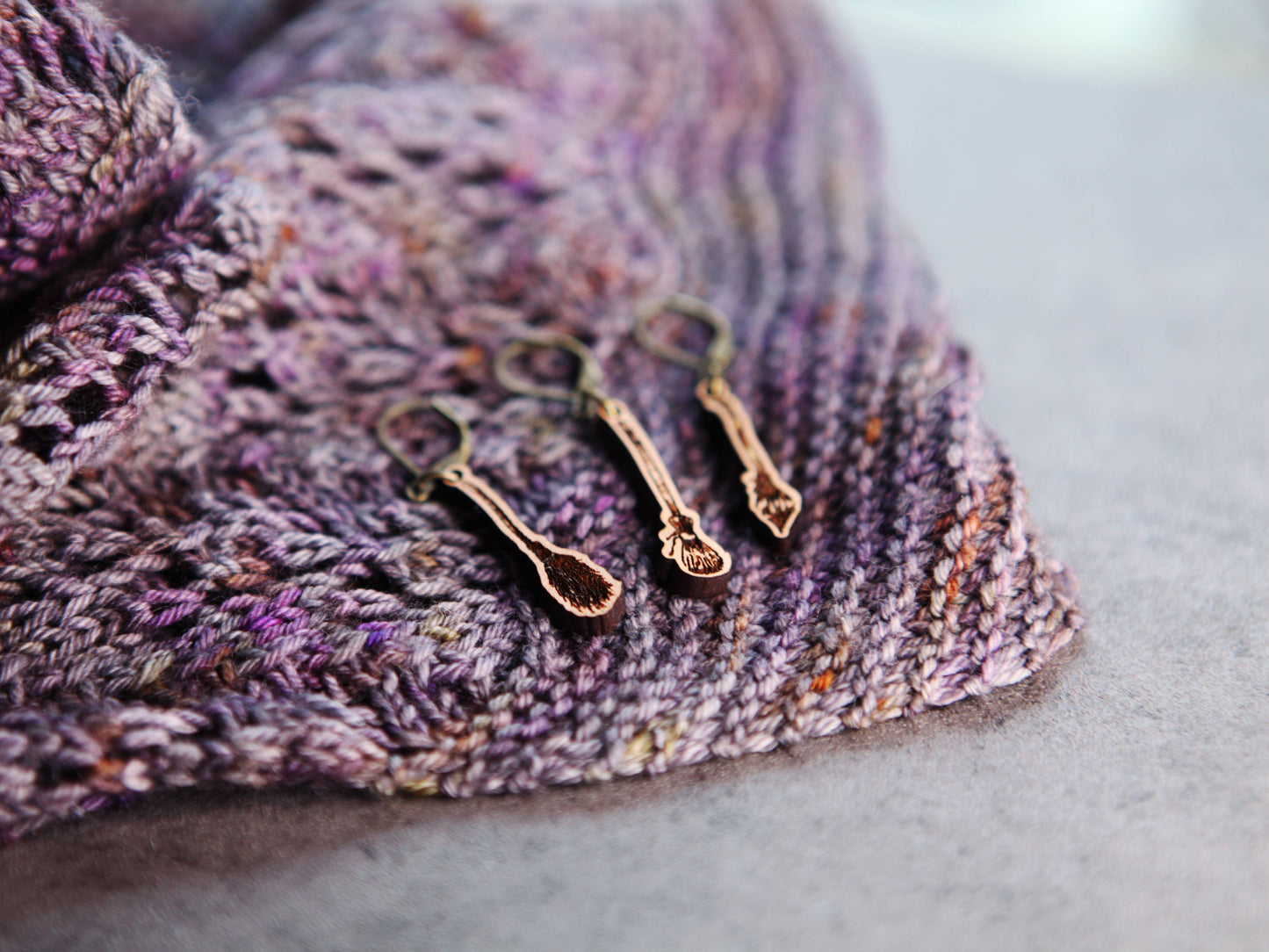 Sunrise Grove Broom Shape Knitting Progress Keepers & Stitch Markers Stitch markers