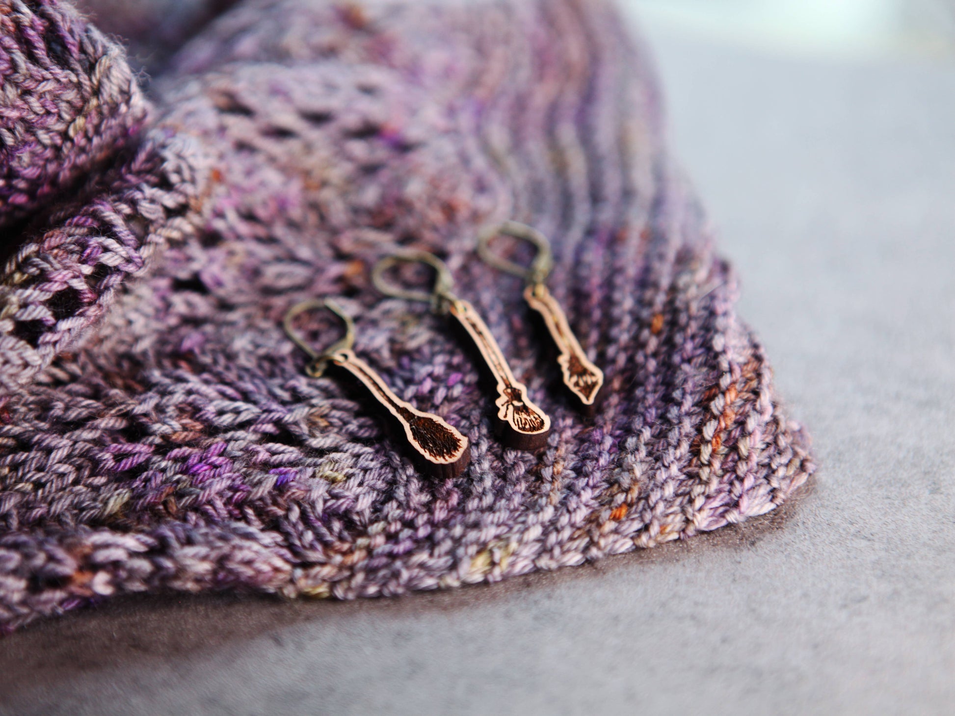 Sunrise Grove Broom Shape Knitting Progress Keepers & Stitch Markers Stitch markers