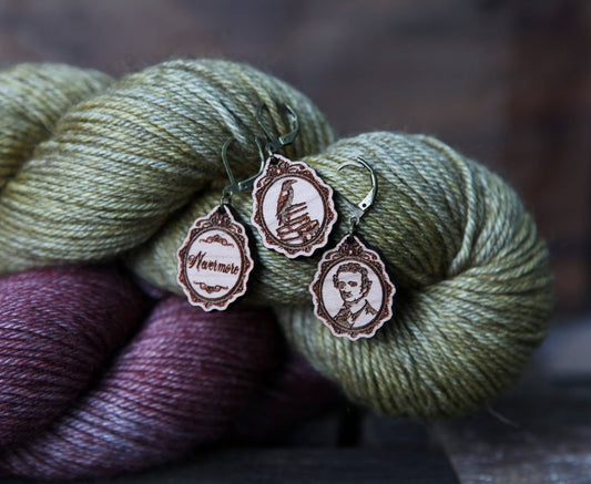 Sunrise Grove Poe Raven Knitting Keepers & Crochet Stitch Markers Stitch markers