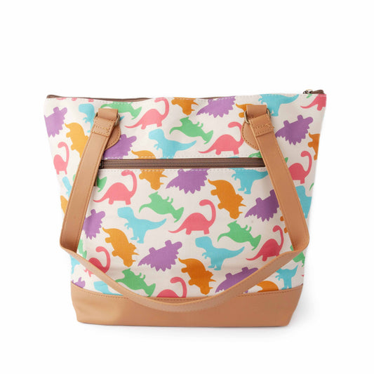 Twice Sheared Sheep Dino Mega Trinity Bag – Large Zippered Knitting Project Bag Bags