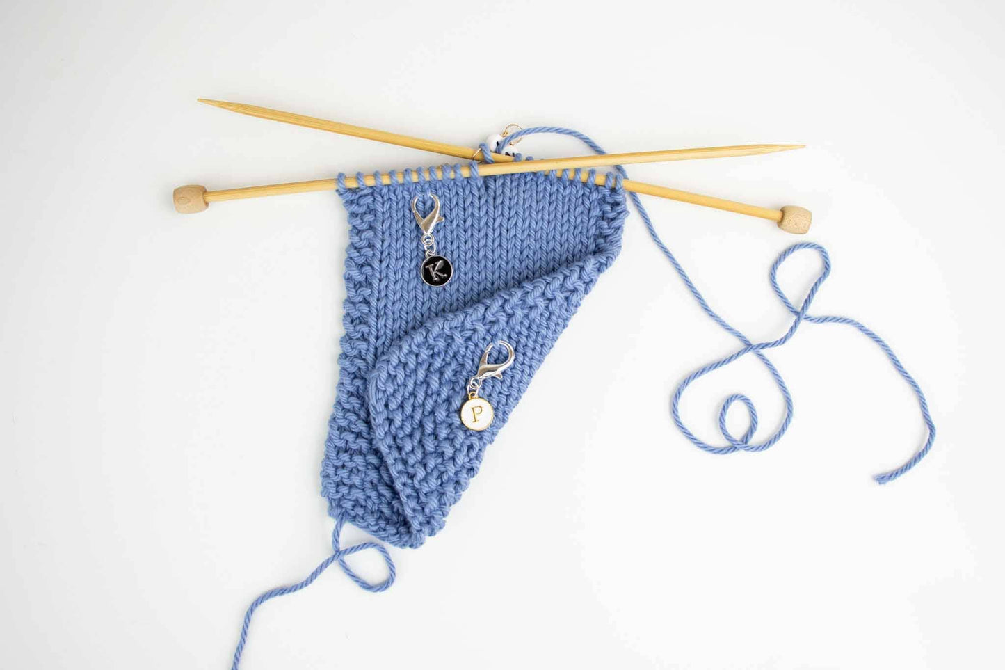 Twice Sheared Sheep Knit / Purl Reminder Clip Marker Set Stitch markers