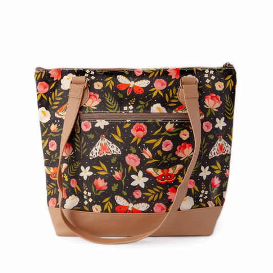 Twice Sheared Sheep Night Forest Mega Trinity Bag – Large Zippered Knitting Project Bag Tote Bags