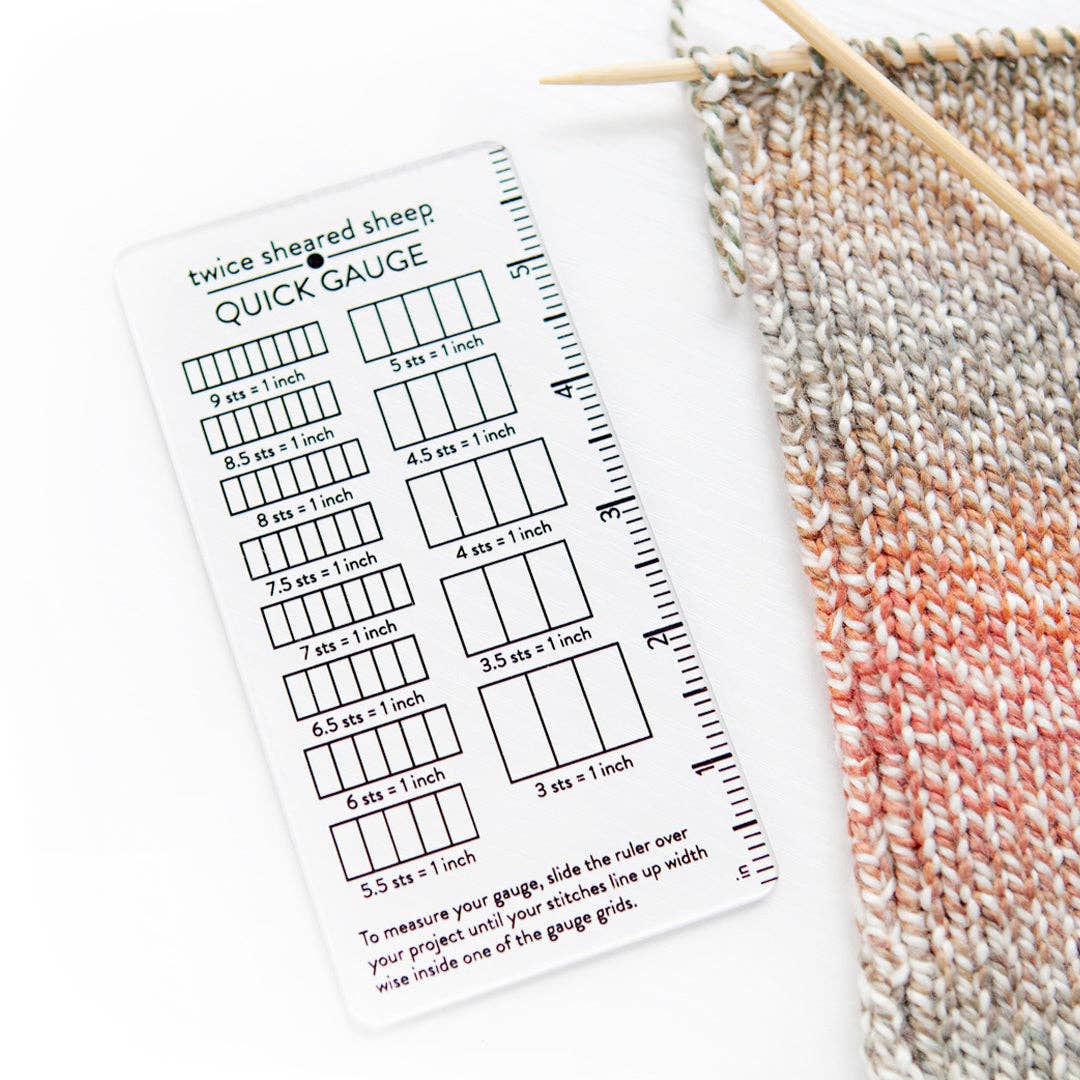 Twice Sheared Sheep Quick Gauge Ruler Gauge Rulers
