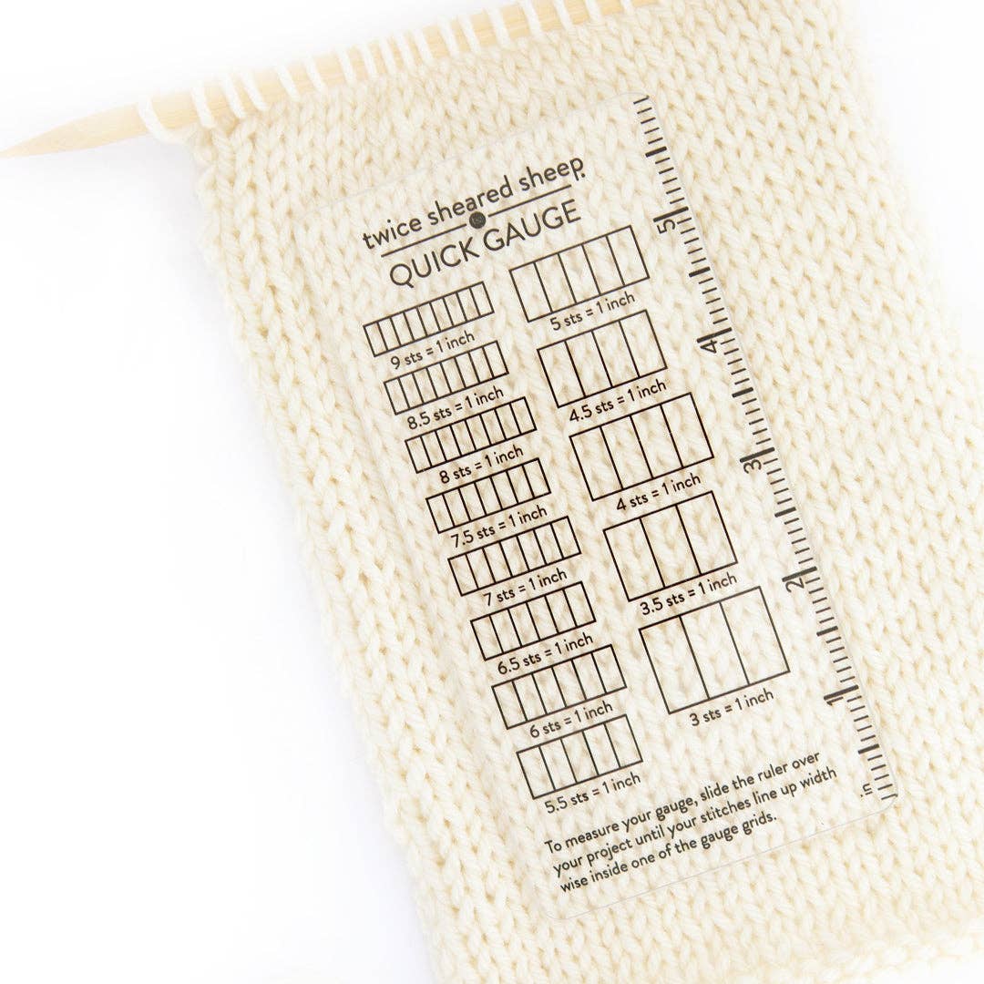 Twice Sheared Sheep Quick Gauge Ruler Gauge Rulers