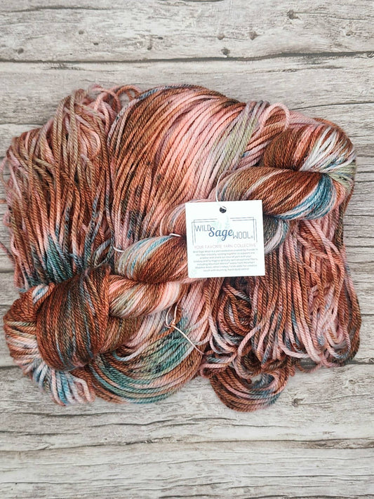 Wild Sage Wool Solstice Flame - DK - RTS Yarn