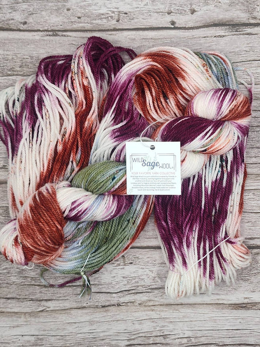 Wild Sage Wool Spiced Heather - DK - RTS Yarn