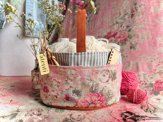 Atenti Rosewood Caddy - Project Organizer Project Bags