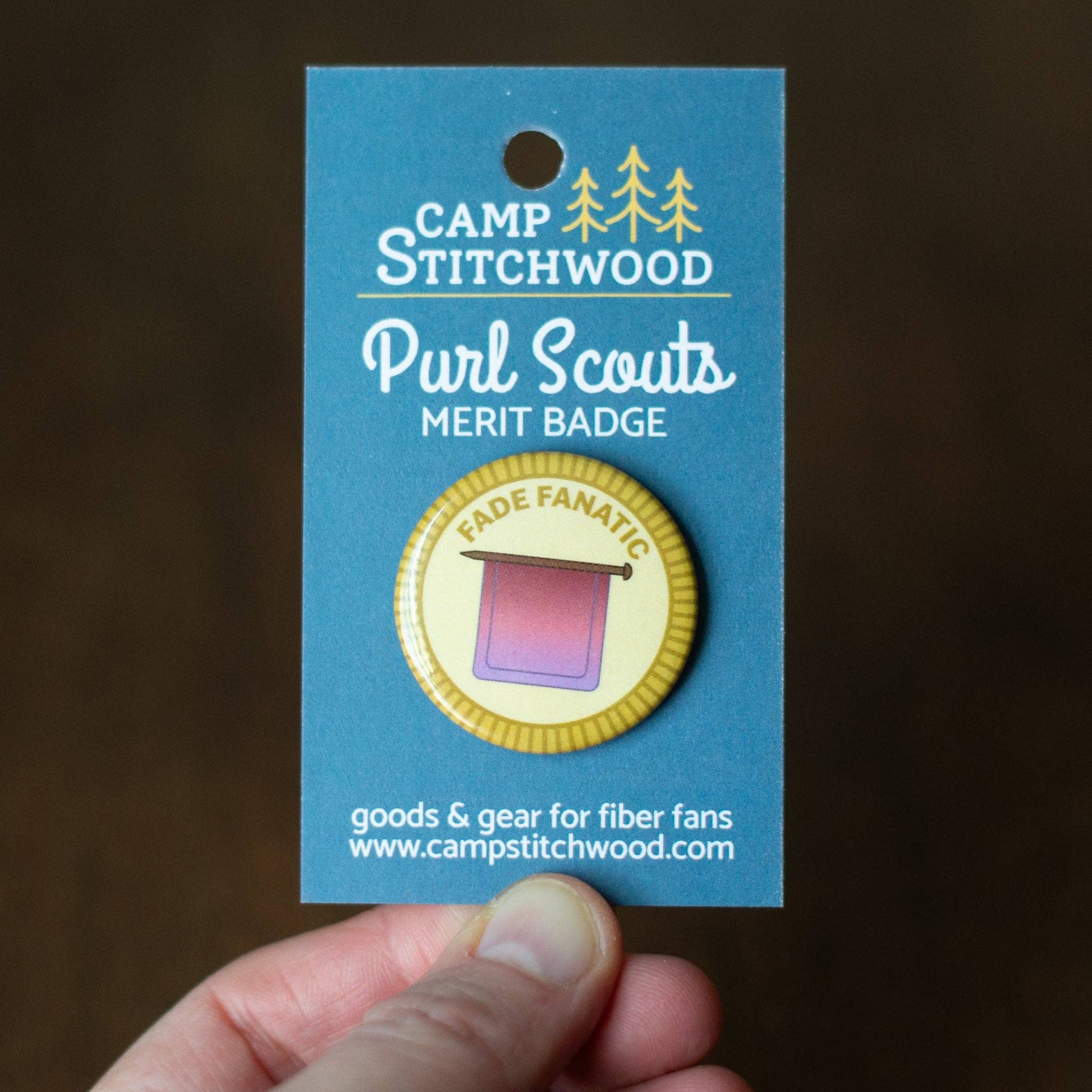 Camp Stitchwood Fade Fanatic Merit Badge