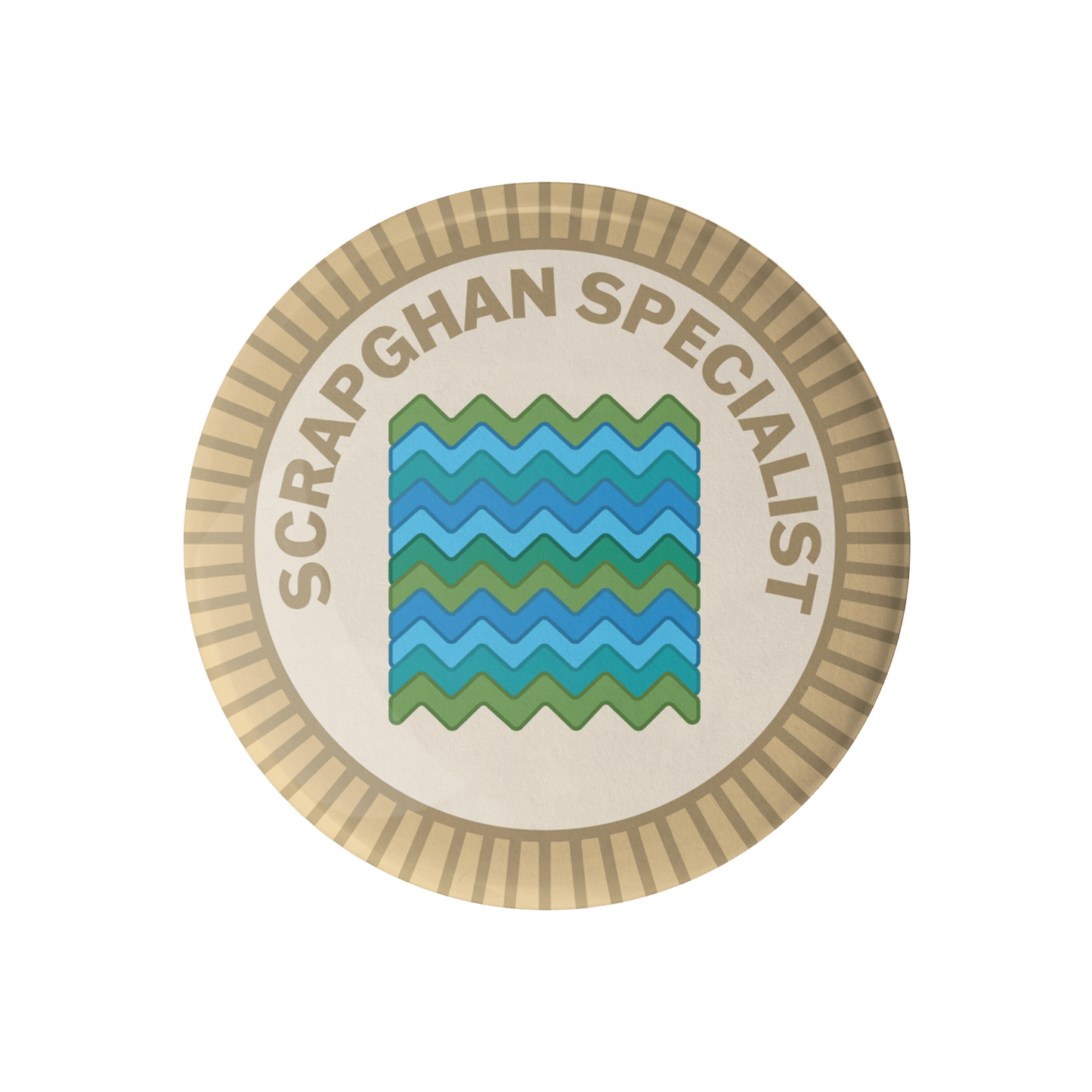 Camp Stitchwood Scrapghan Specialist Merit Badge