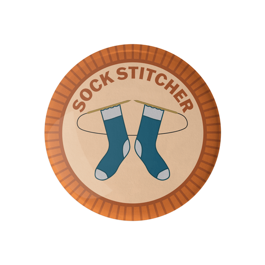 Camp Stitchwood Sock Stitcher Knitting Merit Badge