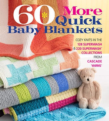 Cascade Yarns 60 More Quick Baby Blankets - Pattern Book Patterns