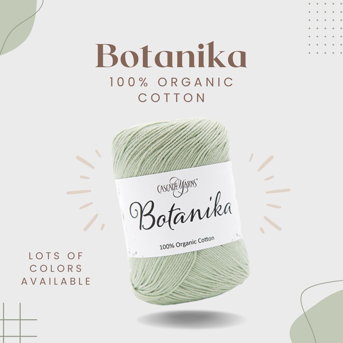 Cascade Yarns Botanika - 100% Cotton Yarn