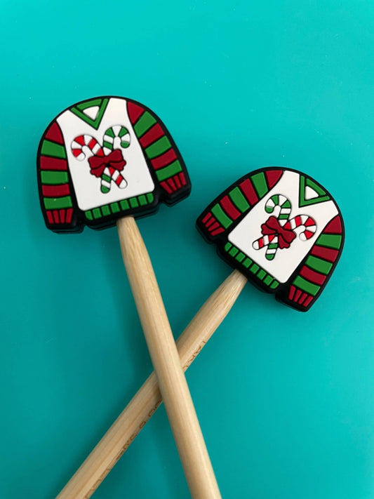 Comma Craft Co Christmas Candy Cane Ugly Sweater - Point Protectors Point Protectors