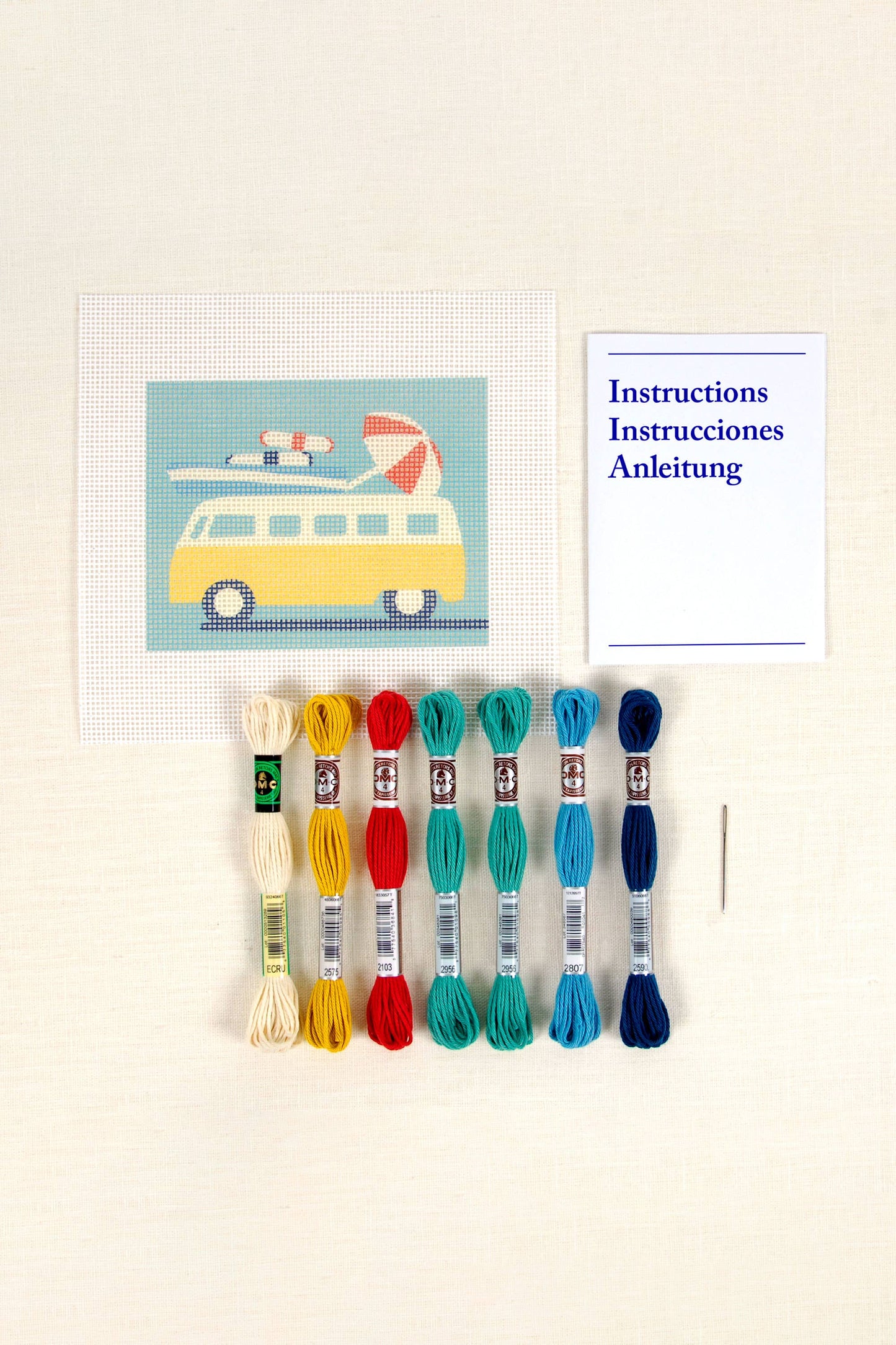 DMC Campervan Needlepoint Kit Needlepoint Kits