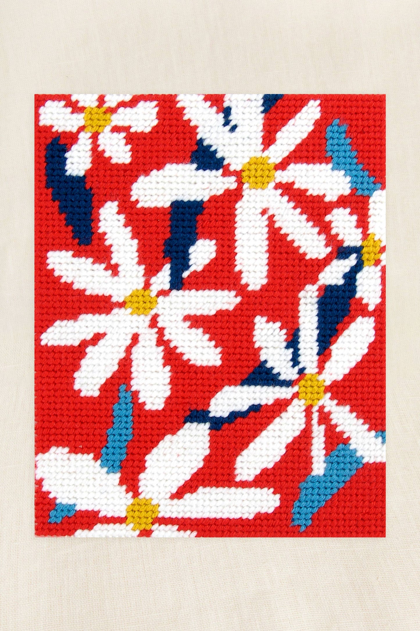 DMC Daisies Needlepoint Kit Needlepoint Kits