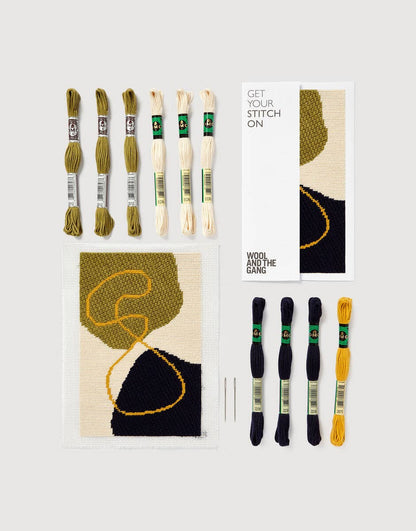DMC Wool and the Gang Relax Needlepoint Kit Needlepoint Kits