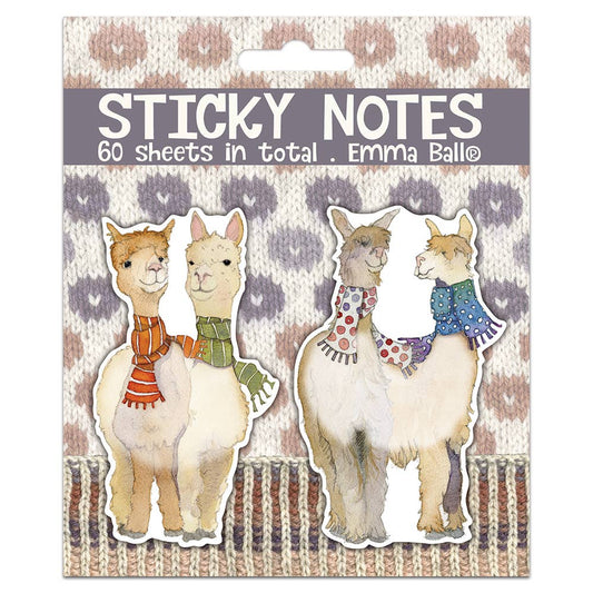 Emma Ball Ltd Alpacas Sticky Note Set