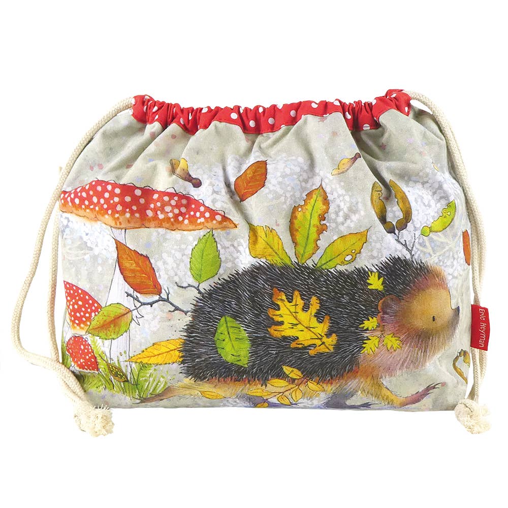Emma Ball Ltd Hedgehog - Drawstring Bag