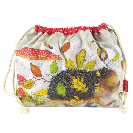 Emma Ball Ltd Hedgehog - Drawstring Bag