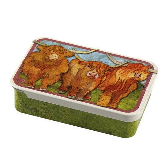 Emma Ball Ltd Highland Cow Pocket Tin