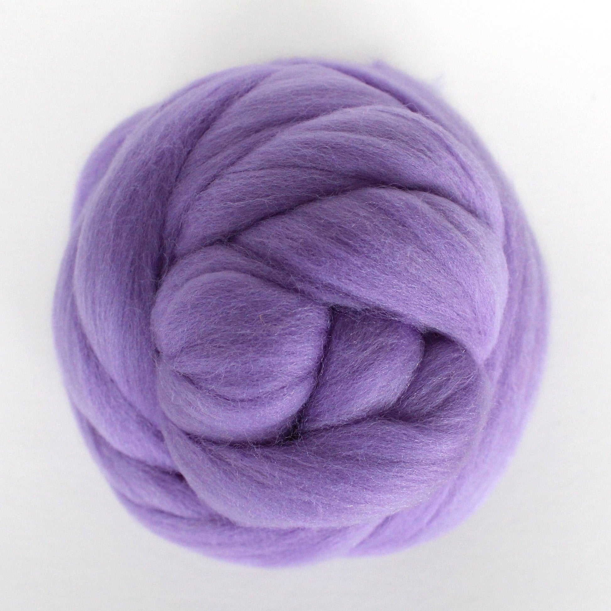 Exotic Fiber Amethyst - Merino Wool Roving Nest – 1 oz Roving