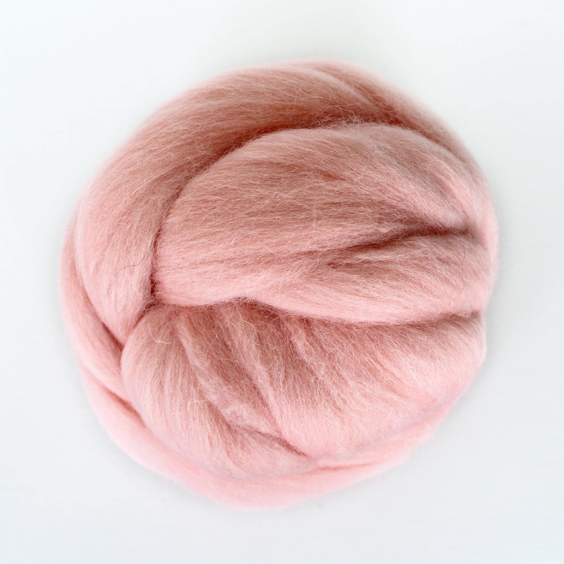 Exotic Fiber Apricot - Merino Wool Roving Nest – 1 oz Roving