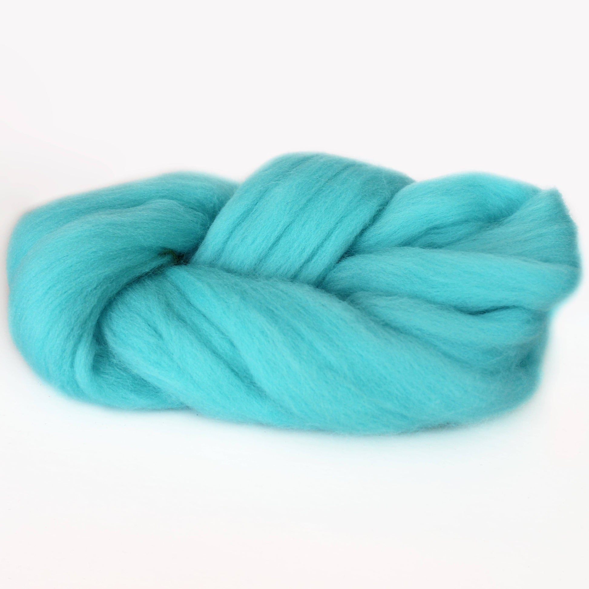 Exotic Fiber Aqua -Merino Wool Roving Nest – 1 oz Roving