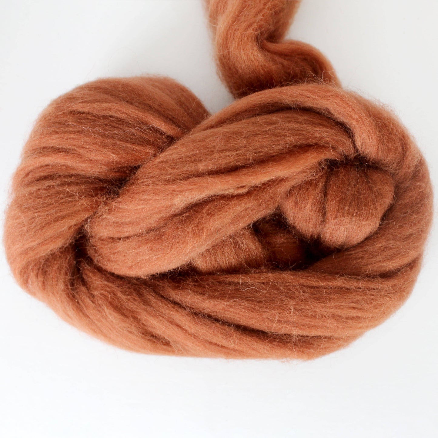 Exotic Fiber Burnt - Merino Wool Roving Nest – 1 oz Roving