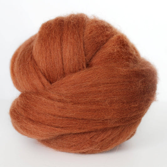 Exotic Fiber Burnt - Merino Wool Roving Nest – 1 oz Roving