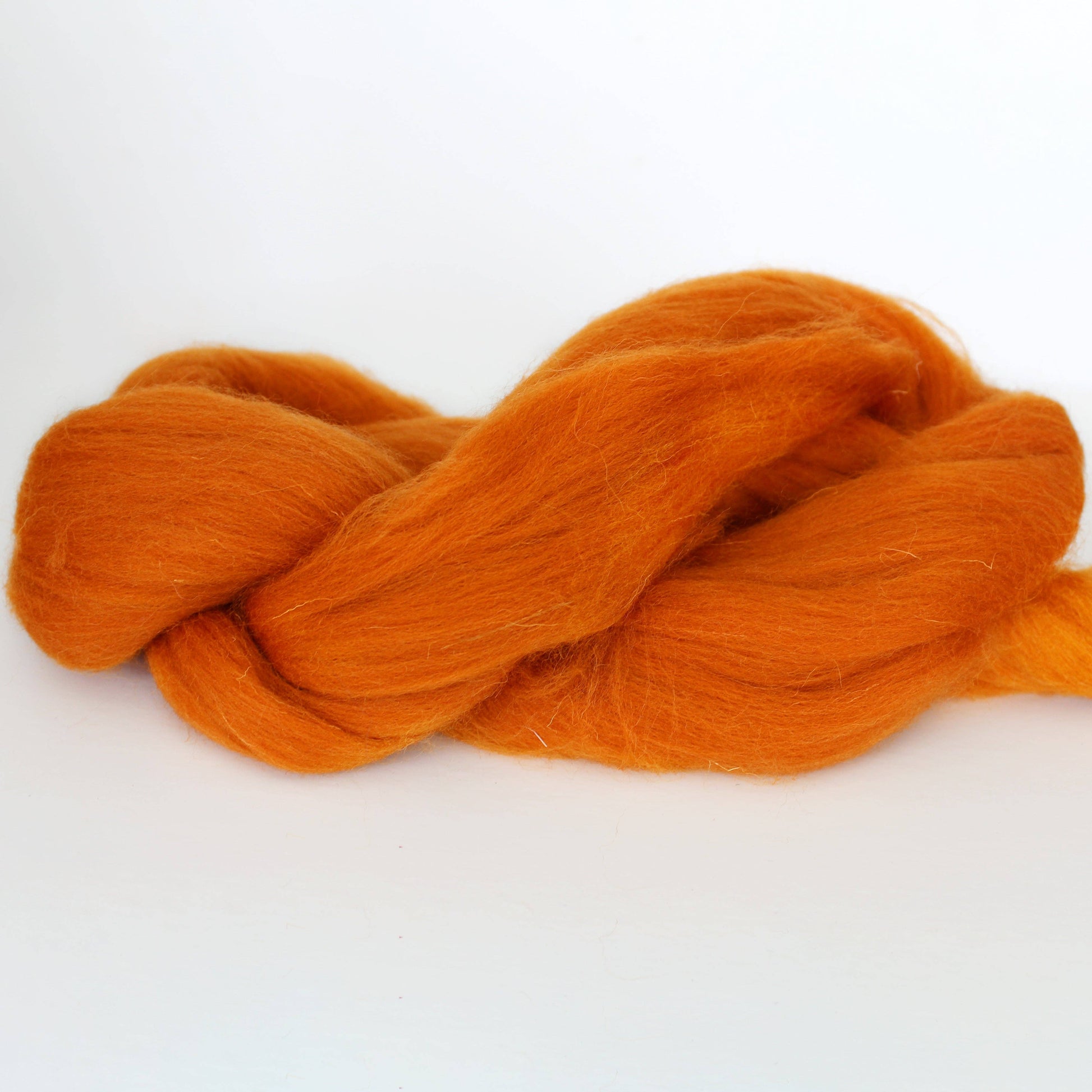 Exotic Fiber Carrot - Merino Wool Roving Nest – 1 oz Roving