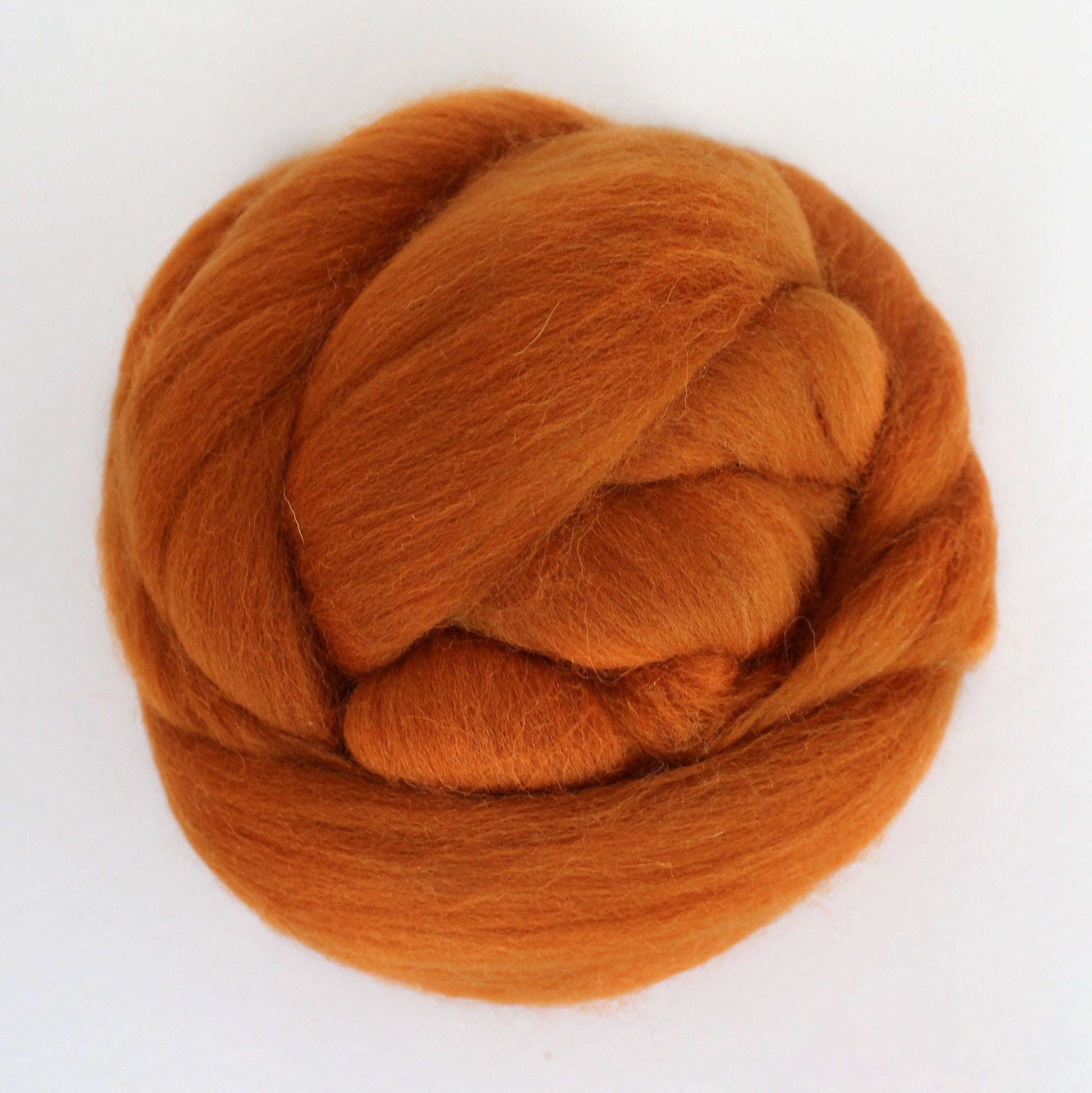 Exotic Fiber Carrot - Merino Wool Roving Nest – 1 oz Roving