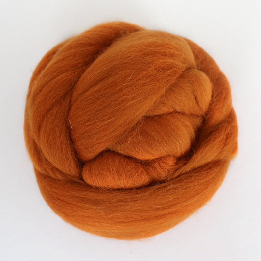 Exotic Fiber Carrot - Merino Wool Roving Nest – 1 oz Roving
