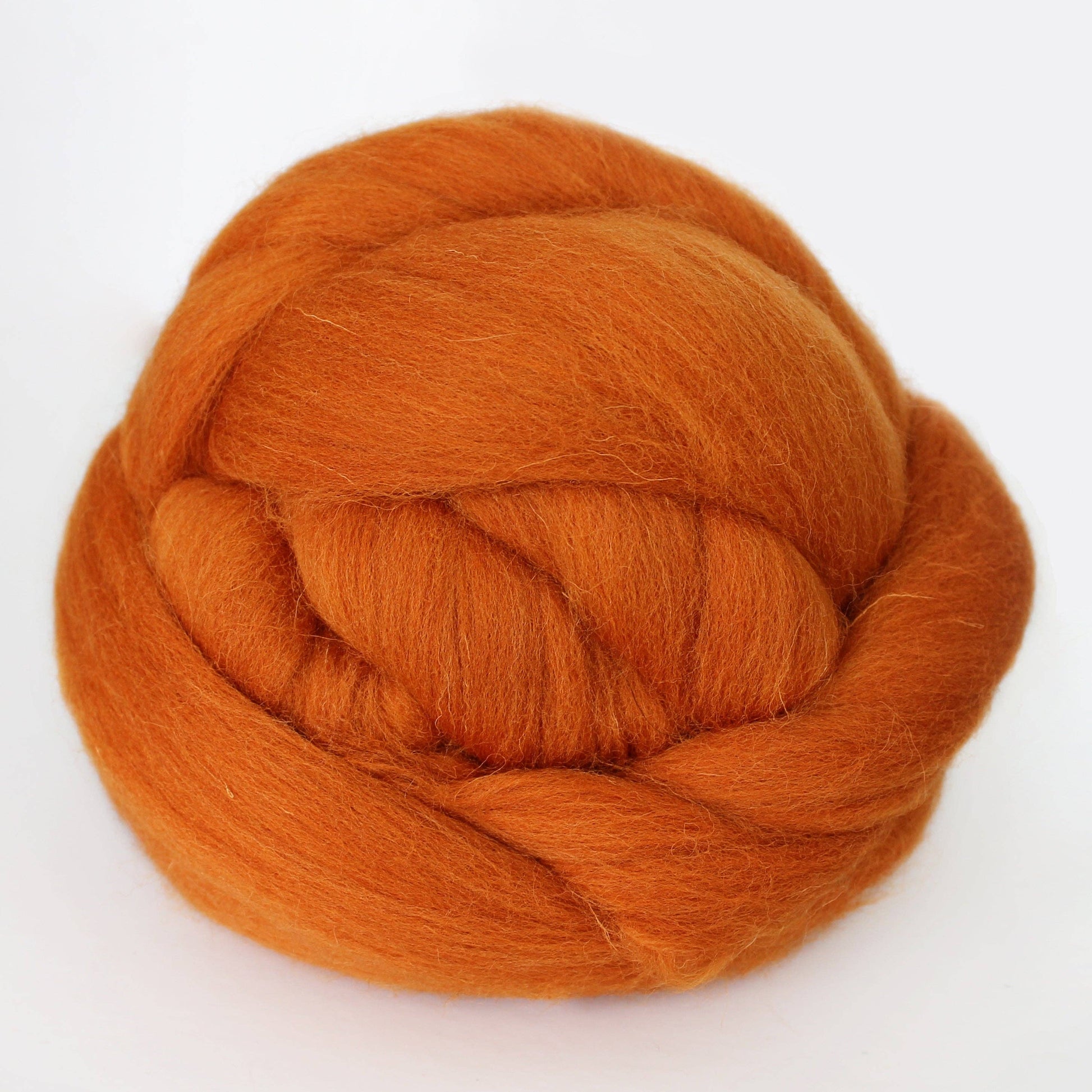Exotic Fiber Carrot - Merino Wool Roving Nest – 1 oz Roving