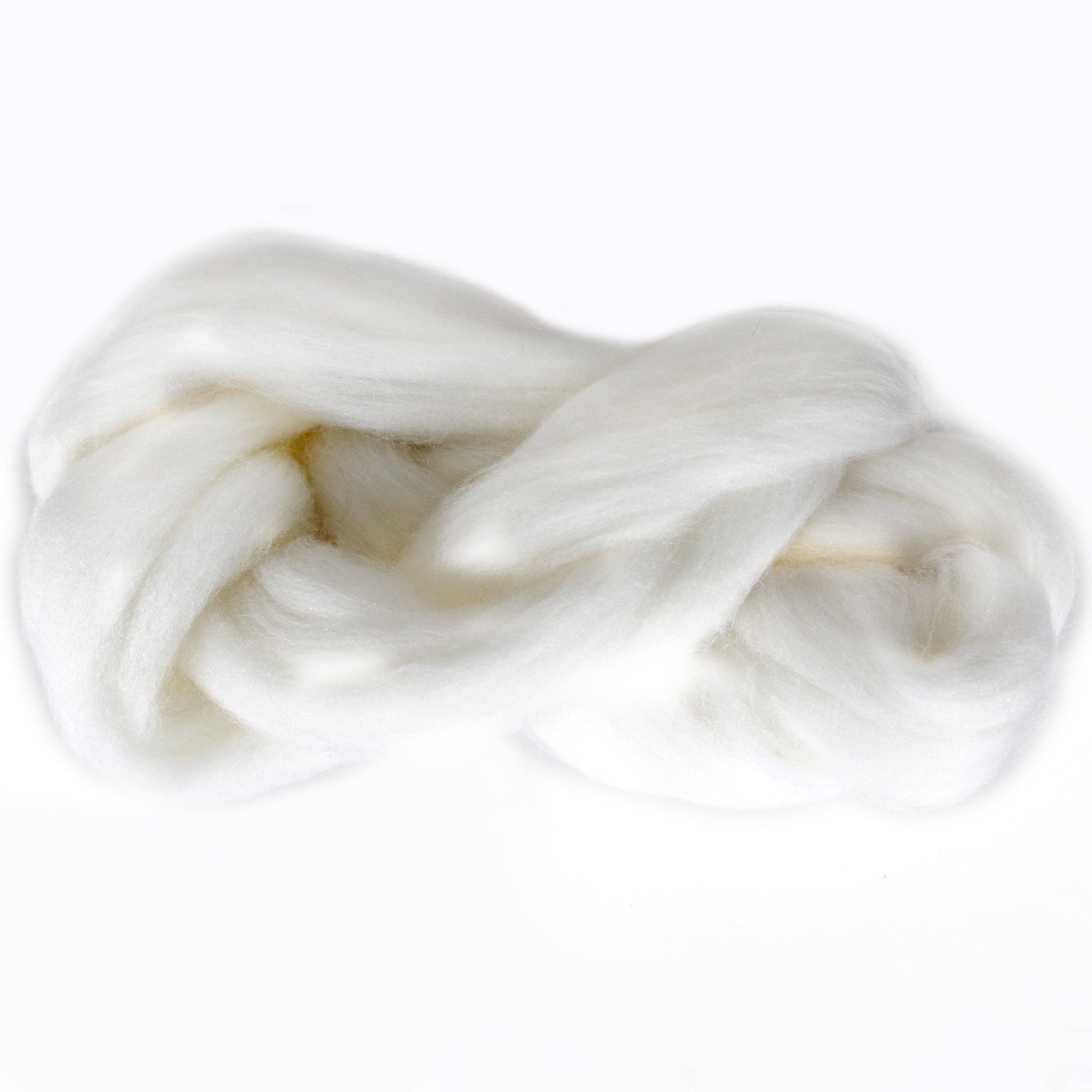 Exotic Fiber Frost - Merino Wool Roving Nest – 1 oz Roving