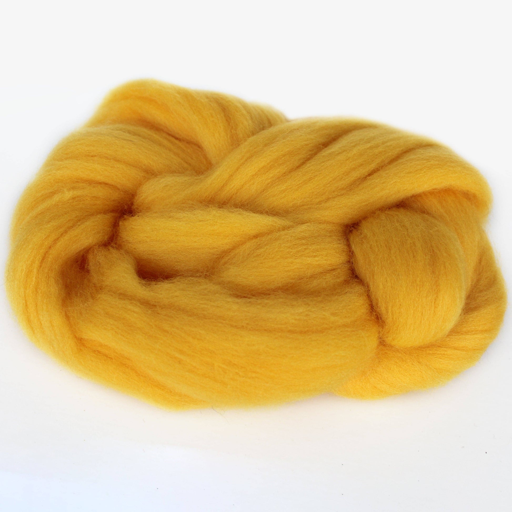 Exotic Fiber Gold - Merino Wool Roving Nest – 1 oz Roving