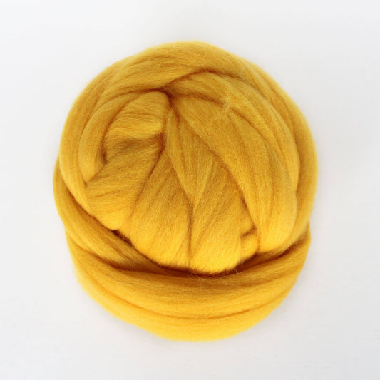 Exotic Fiber Gold - Merino Wool Roving Nest – 1 oz Roving