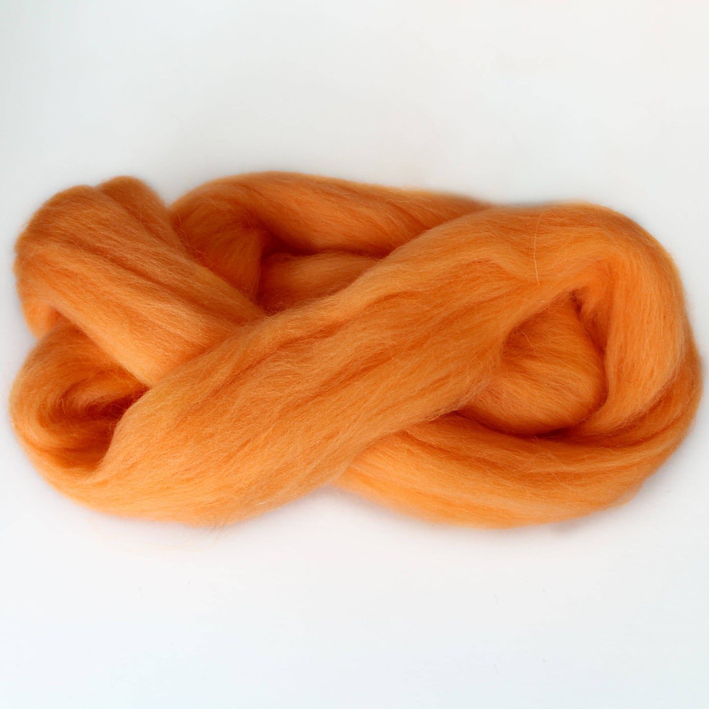 Exotic Fiber Mango - Merino Wool Roving Nest – 1 oz Roving