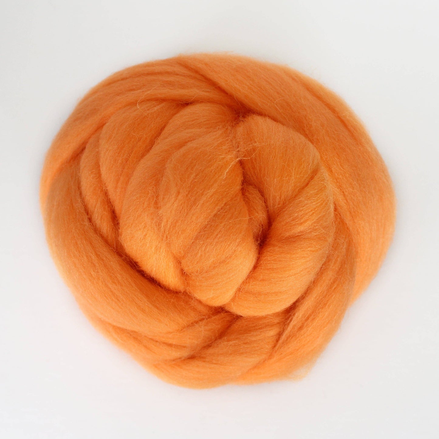 Exotic Fiber Mango - Merino Wool Roving Nest – 1 oz Roving