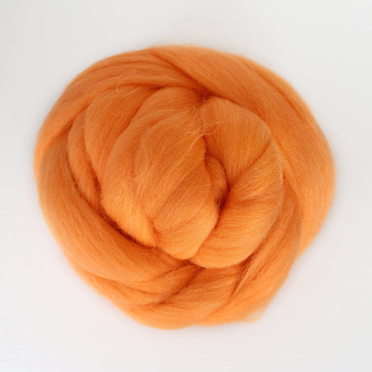 Exotic Fiber Mango - Merino Wool Roving Nest – 1 oz Roving