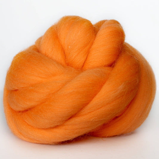 Exotic Fiber Mango - Merino Wool Roving Nest – 1 oz Roving