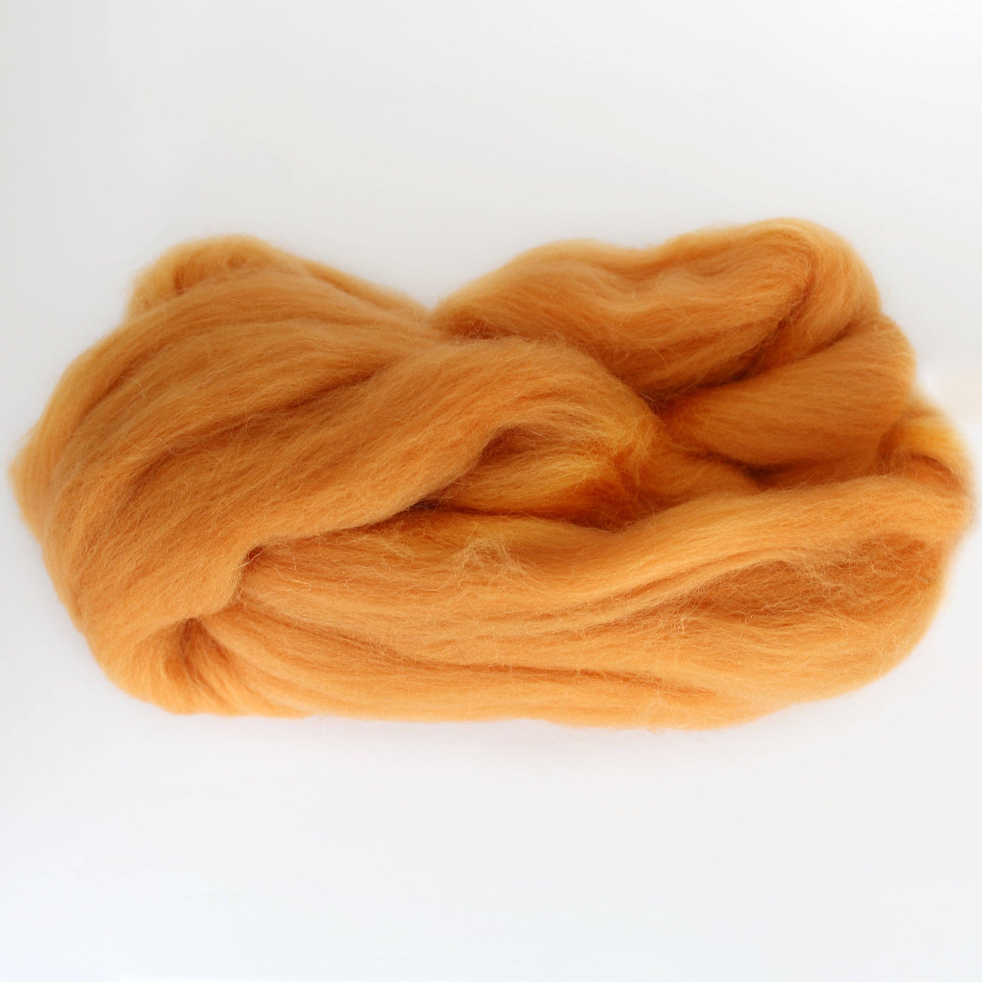 Exotic Fiber Ochre - Merino Wool Roving Nest – 1 oz Roving
