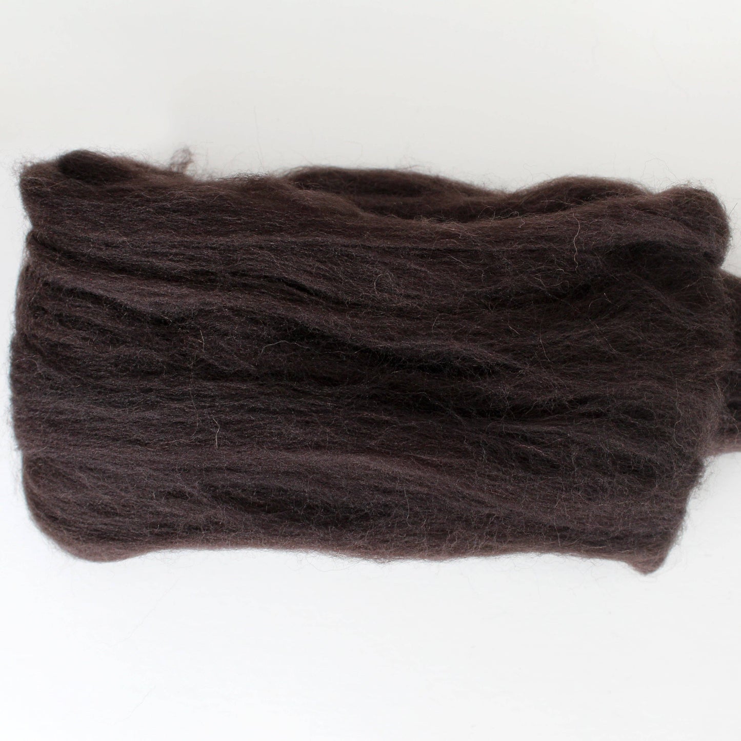 Exotic Fiber Walnut - Merino Wool Roving Nest – 1 oz Roving