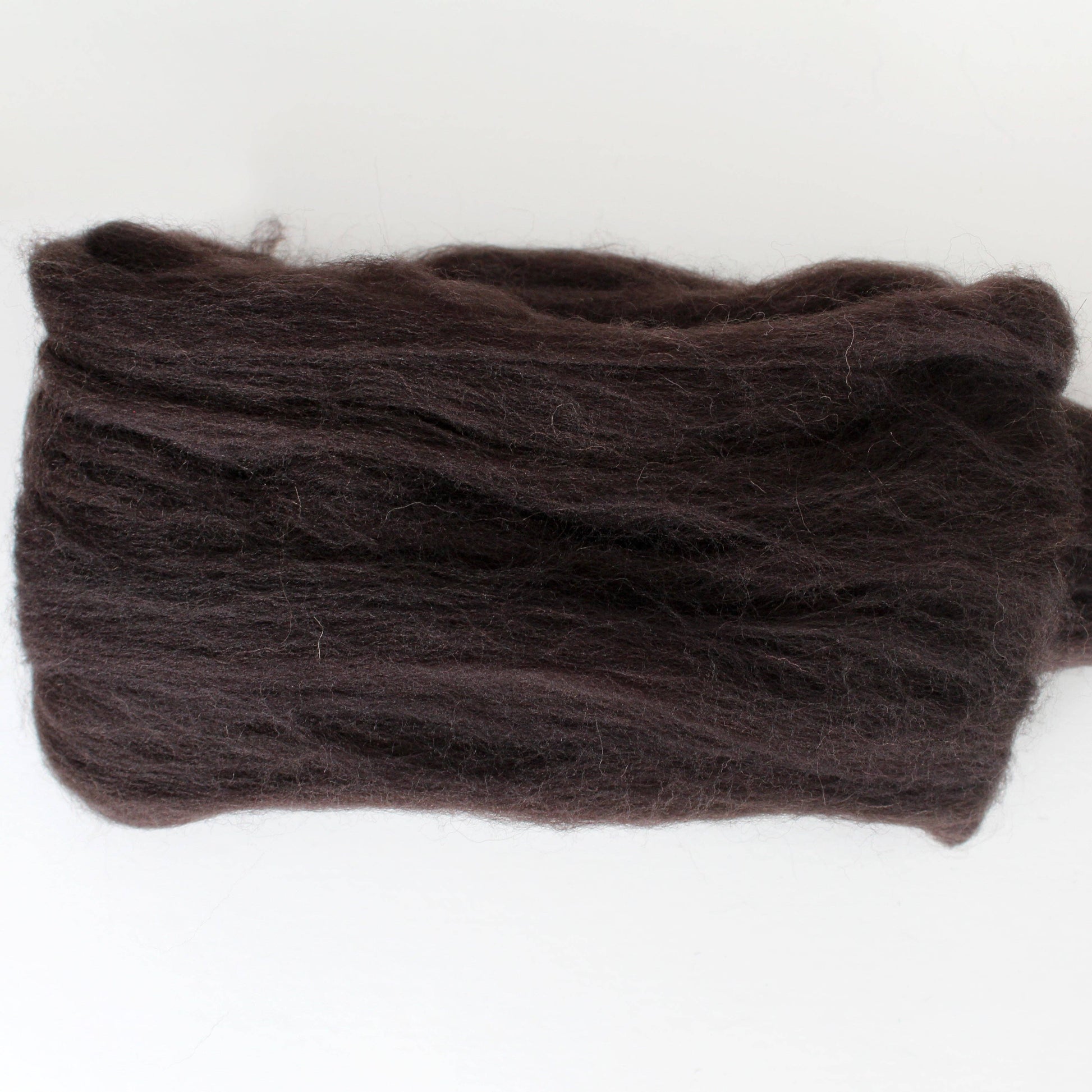 Exotic Fiber Walnut - Merino Wool Roving Nest – 1 oz Roving