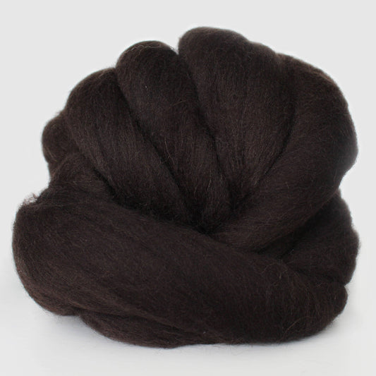 Exotic Fiber Walnut - Merino Wool Roving Nest – 1 oz Roving