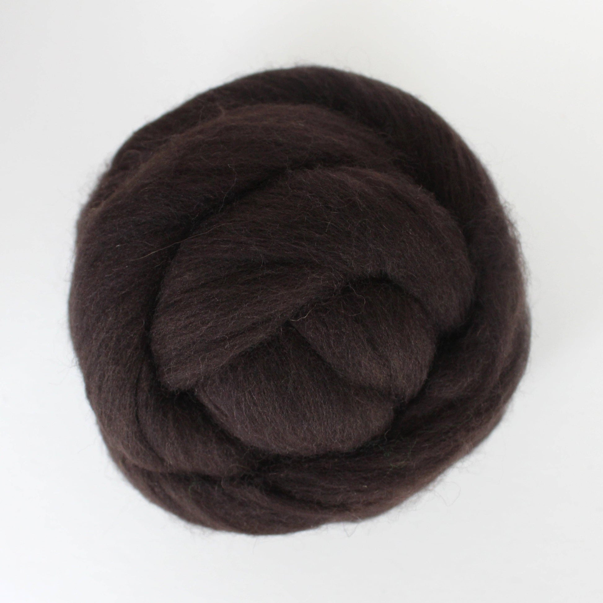 Exotic Fiber Walnut - Merino Wool Roving Nest – 1 oz Roving