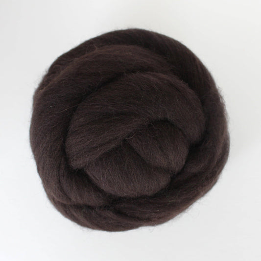 Exotic Fiber Walnut - Merino Wool Roving Nest – 1 oz Roving