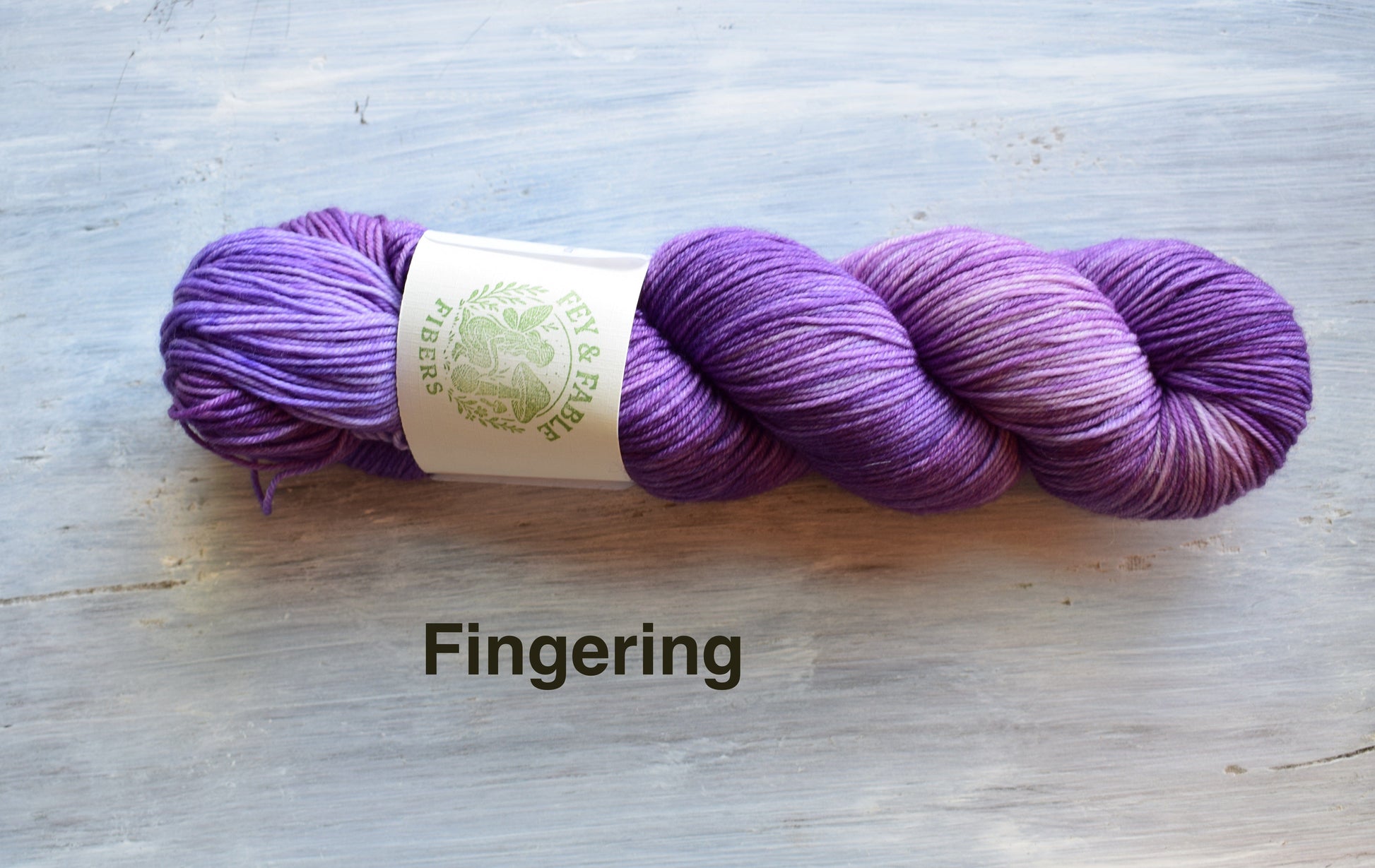 Fey and Fable Fibers Fingering Gumdrop Yarn