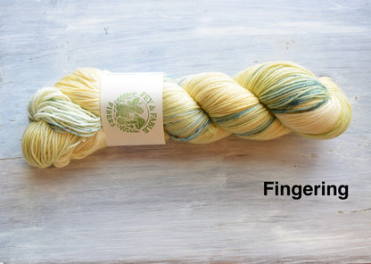 Fey and Fable Fibers Fingering Hansel Yarn