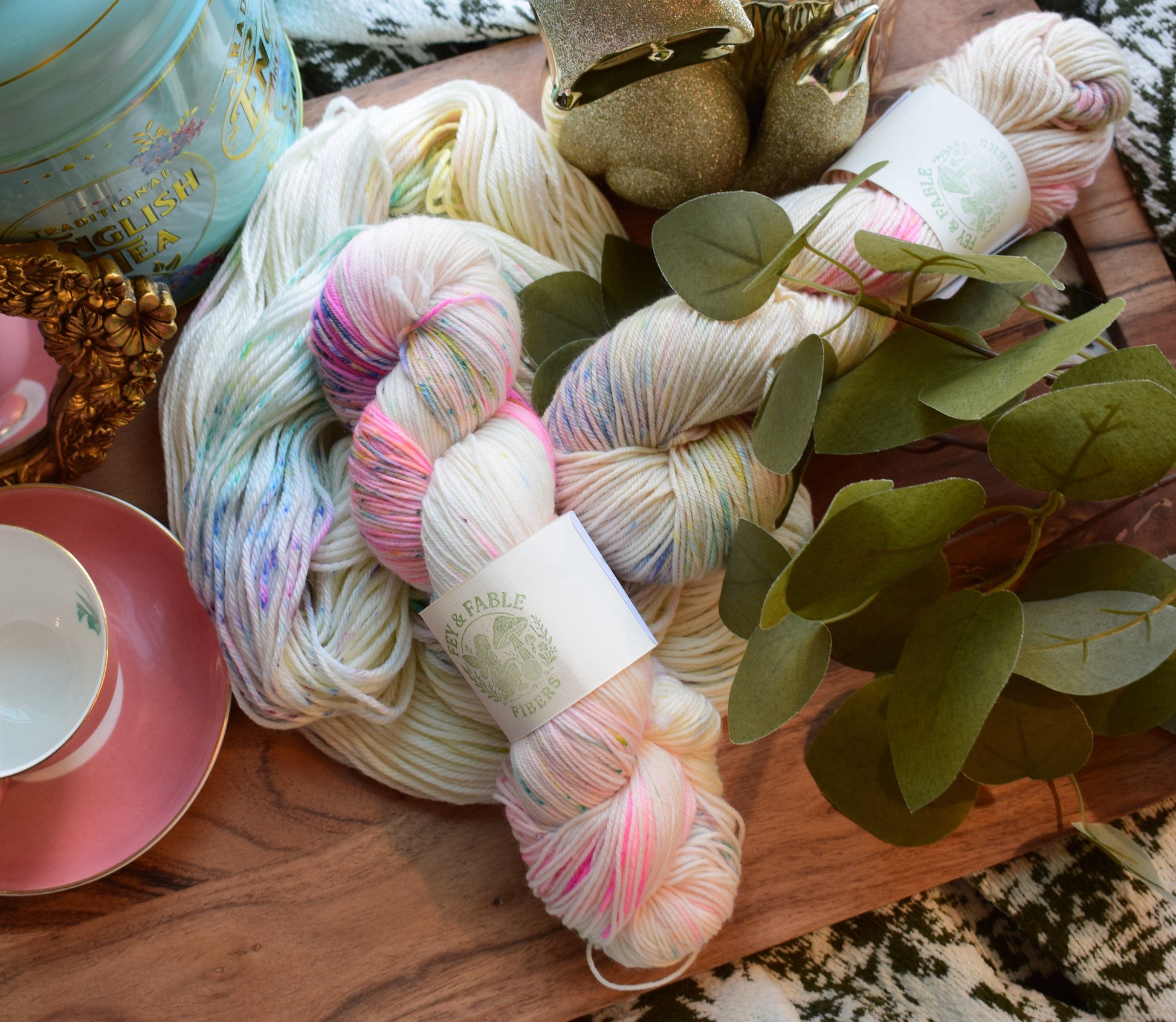 Fey and Fable Fibers Sugar Crystals Yarn